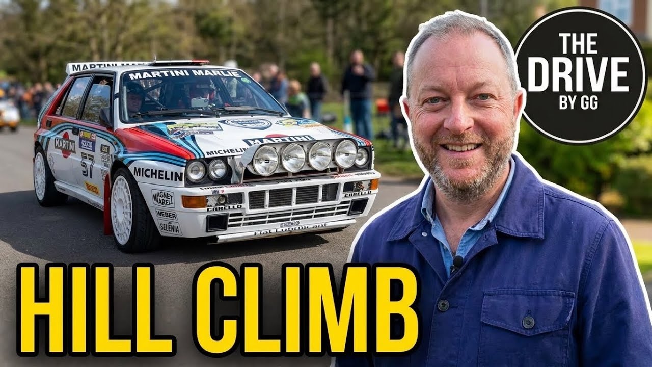 Lancia Delta Integrale takes on the TEST HILL at Brooklands Museum!