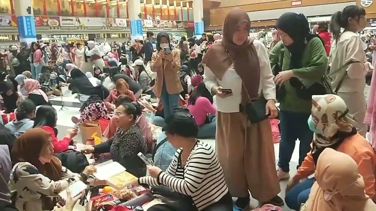 Taipei aula meledak dengan lautan manusia orang indonesia,edisi lebaran 14-04-2024