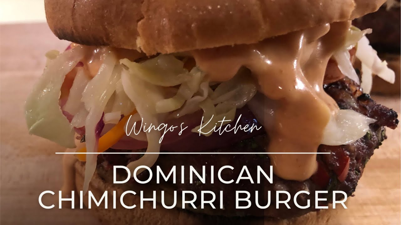 Dominican Chimichurri Burger