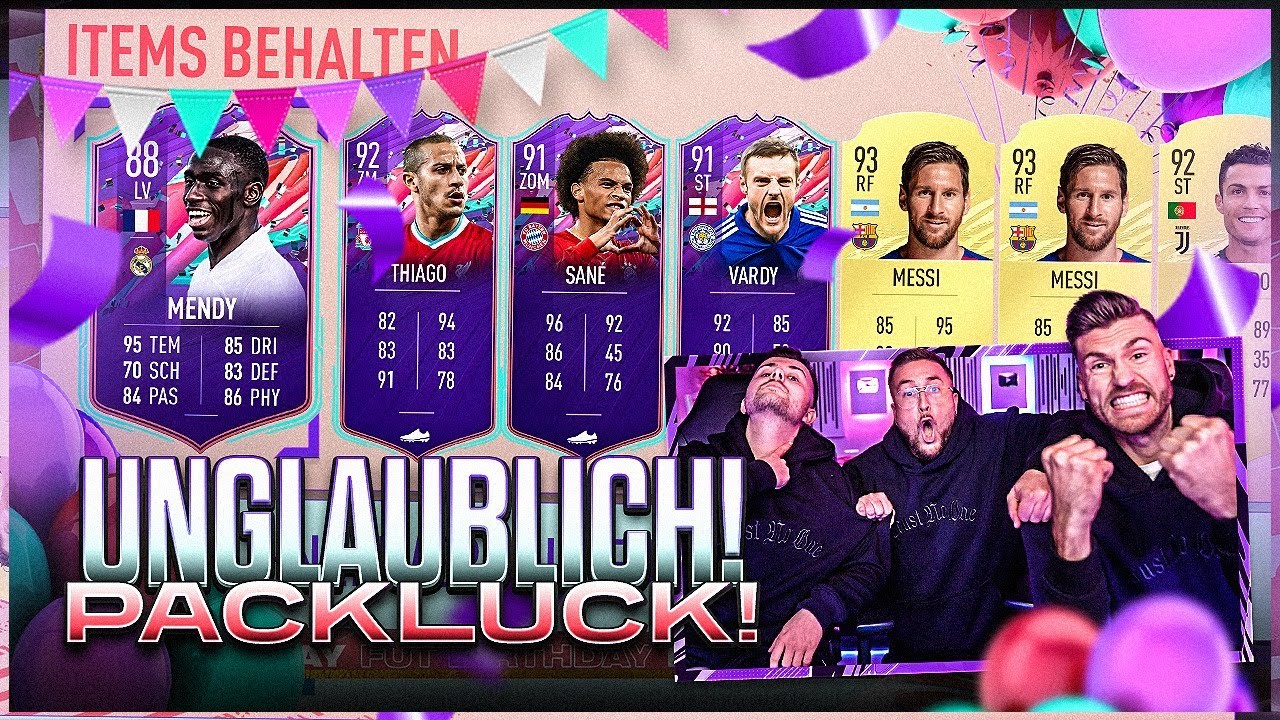OMG!! 4x FUT BIRTHDAY + RONALDO + 2x MESSI im PACK OPENING 😱🔥UNGLAUBLICHES PACKLUCK !! FIFA 21