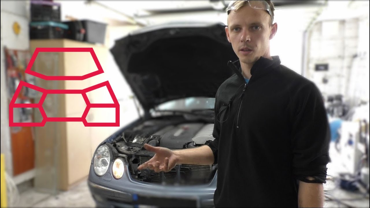 Mercedes E klasa W211 Usterka światła mijania