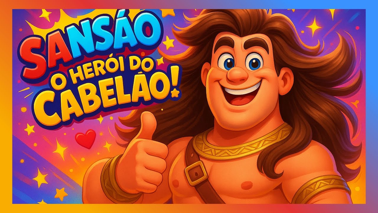 SANSÃO O HÉROI DO CABELÃO  – Música Infantil Divertida | Brilho Kids