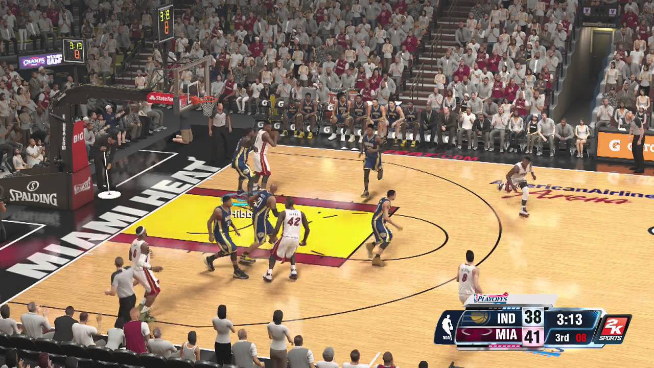 NBA 2K14 ( Xbox One ) Miami Heat vs. Pacers - Game 2 - FINAL