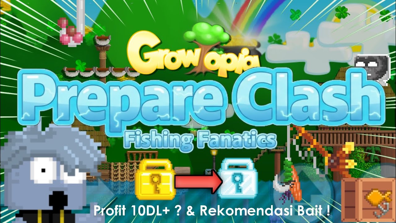 Tips Persiapan Winter Clash Fishing Fanatics Growtopia  | Rekomendasi Bait & Hitung Profit 