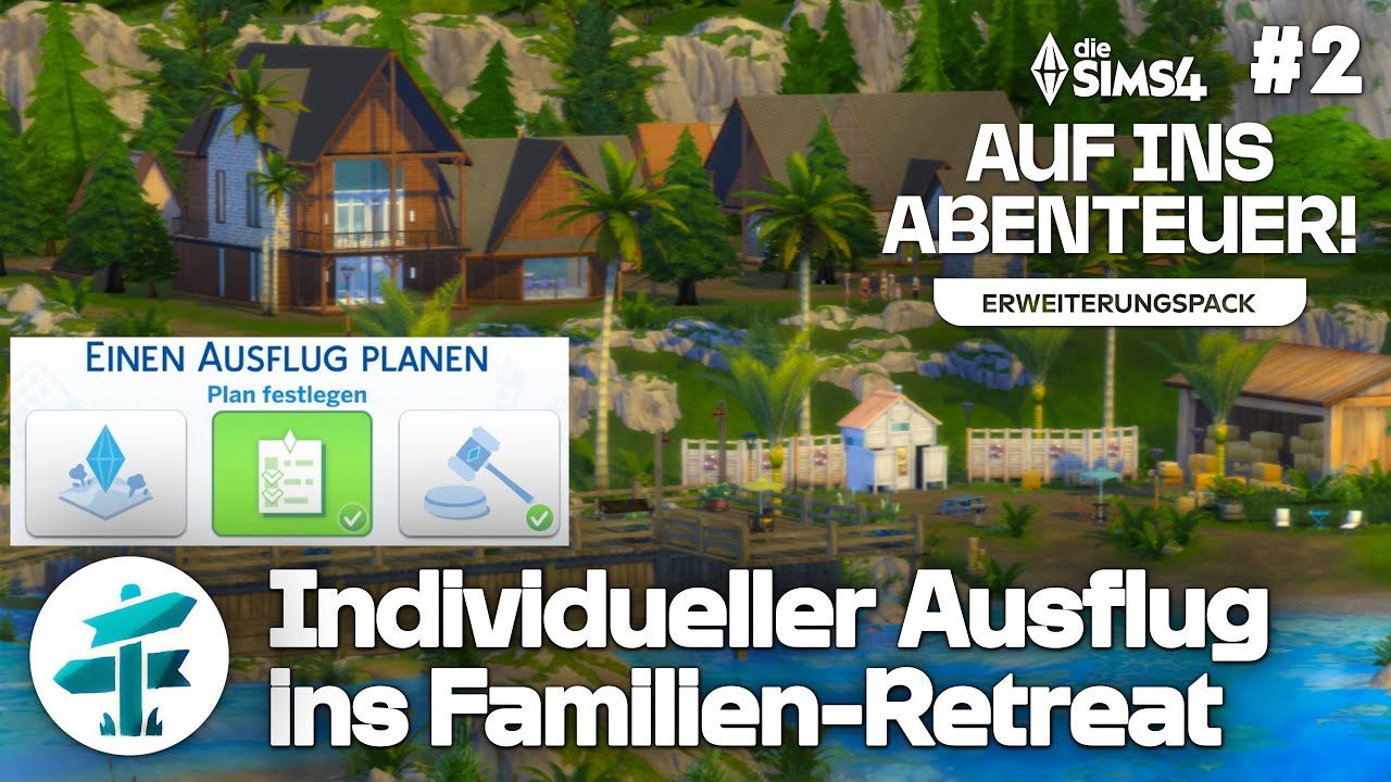 Sind das Hotels? Ausfl&uuml;ge mit Zimmern, Zeitplan & Personal! 🏹 💚 Die Sims 4 Auf ins Abenteuer Pack #2