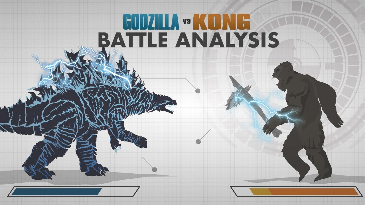 GODZILLA vs KONG 2021 | Battle FACE OFF | Подробный анализ боя!