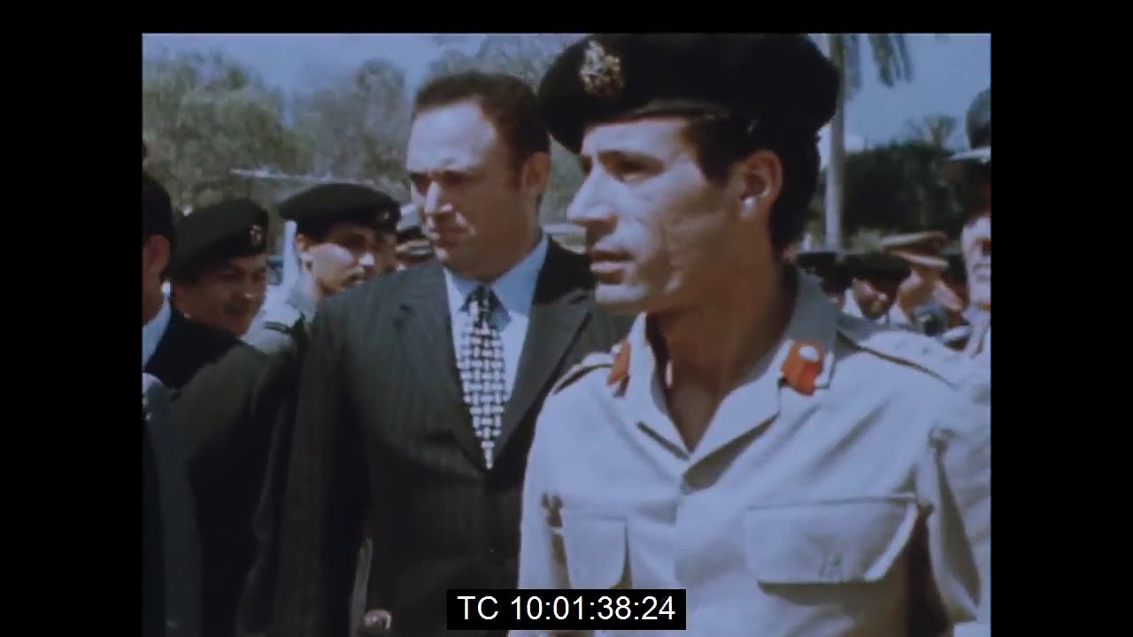 Gaddafi and Sadat Meet to Unify Libya & Egypt | Federation  Of Arab Republics | Tripoli | Sept. 1972