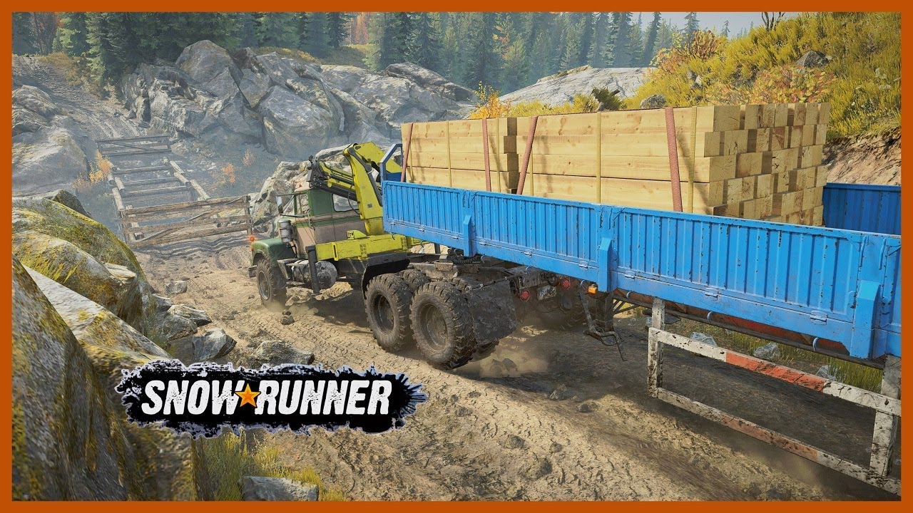SnowRunner - Repairing All Bridges In Drummond Island (Hard Mode - Michigan)
