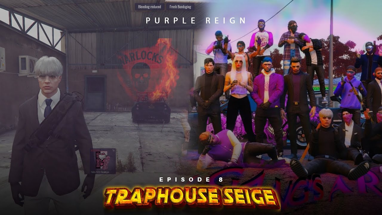 Ballas vs Warlocks | Traphouse War 🔥 | Purple Reign | Ep 8