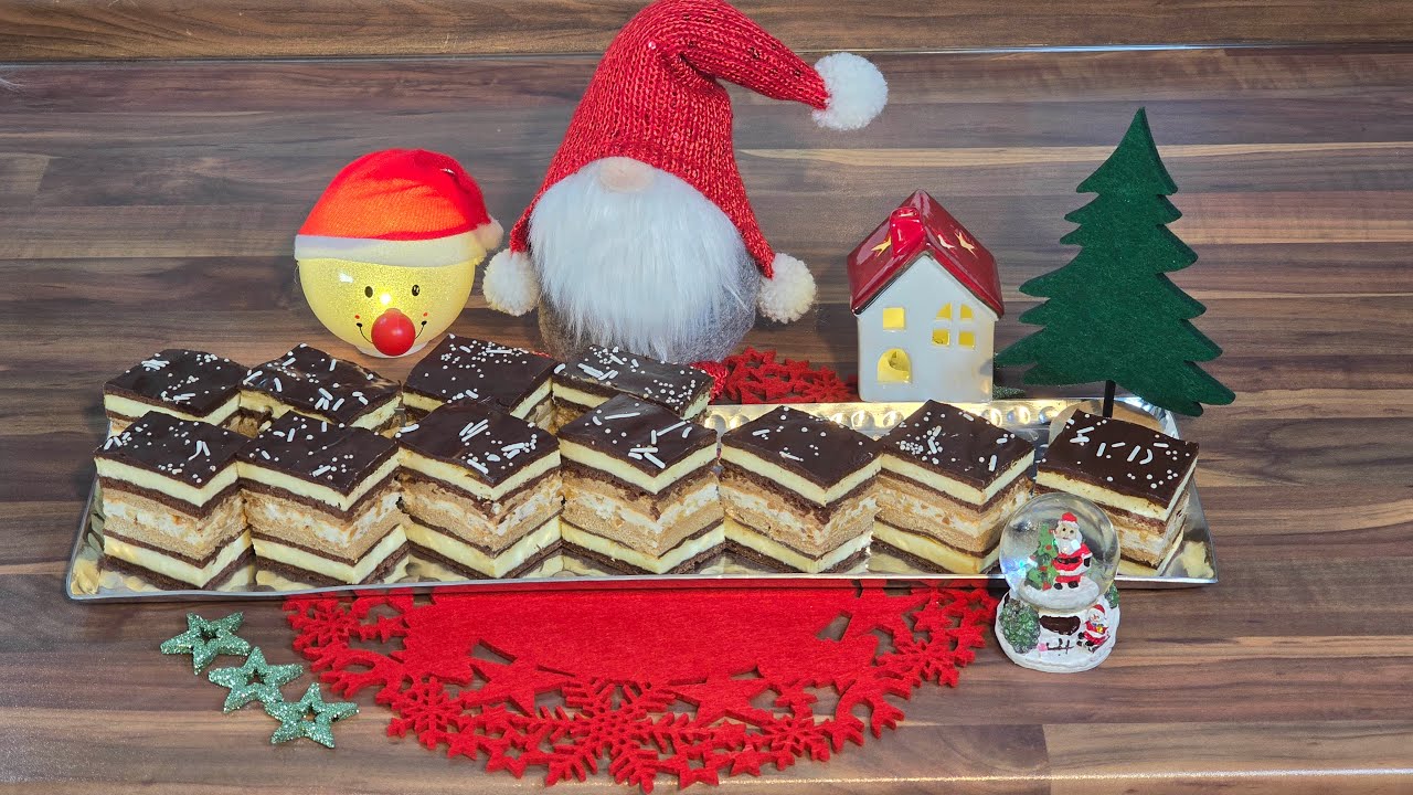 Delicioasa si aspectoasa prăjitură Mos Craciun