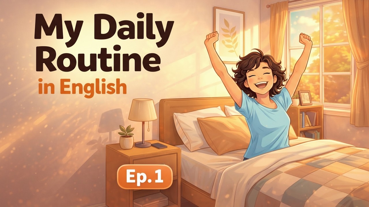 Daily English Conversation Practice | Learn How to Talk About Your Day Naturally |  Podcast Ep. 1