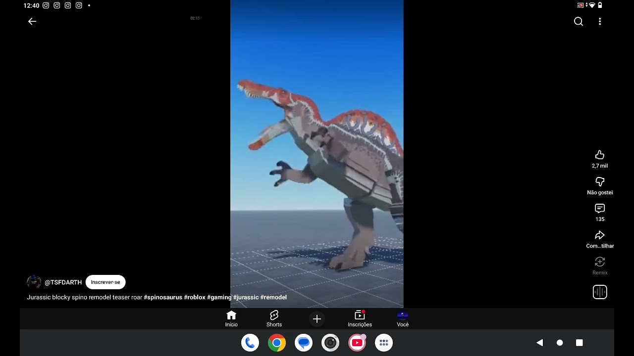 Alguns dinossauros que vai chegar no Jurassic block (Roblox)