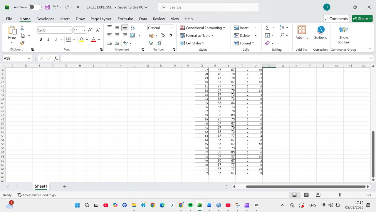 t-Test Analyses