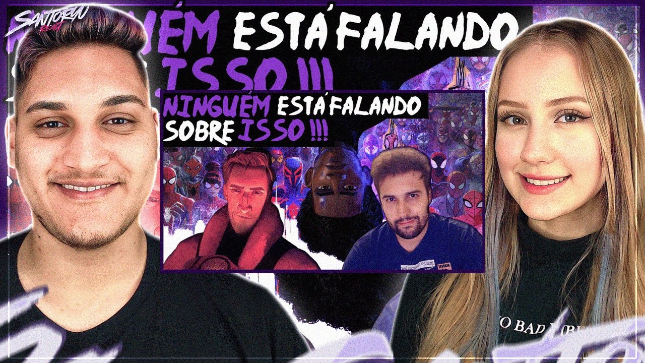 Aranha-Verso 2 É uma DECEPÇÃO muito boa! (É sério, o filme é bom) - REACT EM CASAL