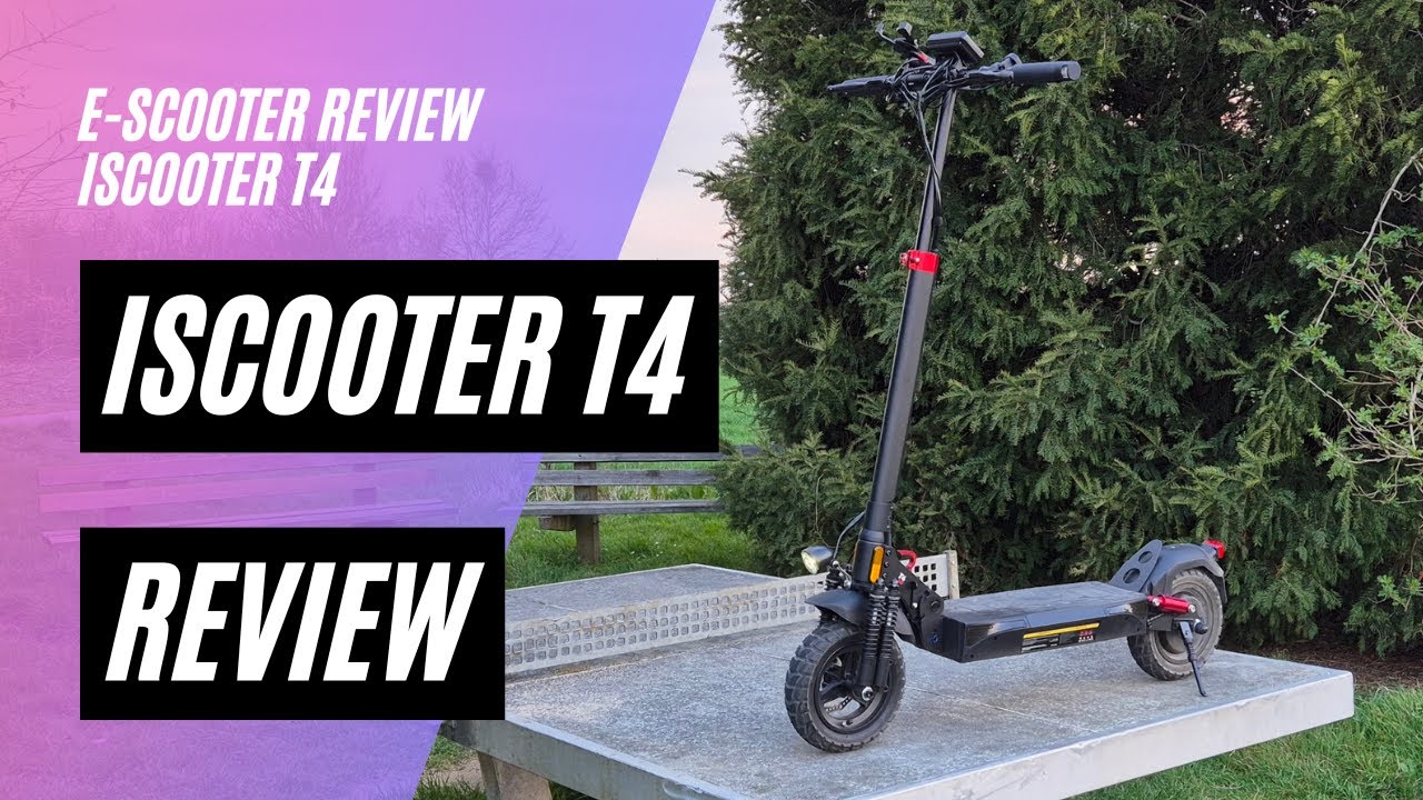 🛴 iScooter T4 🔍 Review (48V; 12,5AH; 500W)