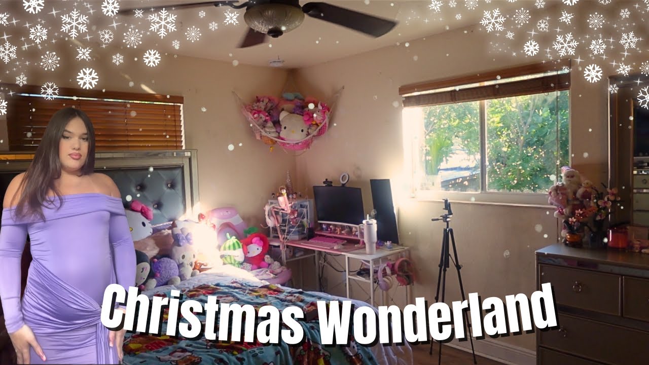Turning My Room Into a Christmas Wonderland | ROOM TOUR