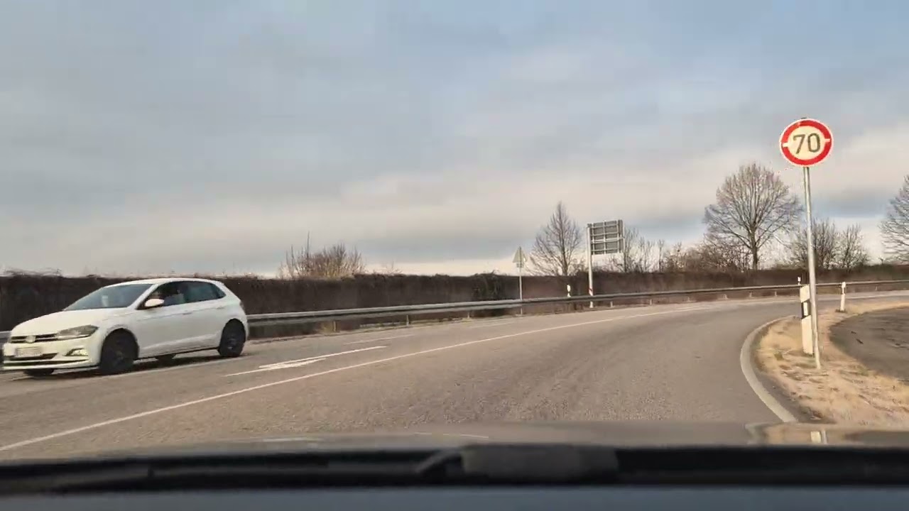 Offenburg nach Zell-Weierbach mit gefährlichem Überholmanöver