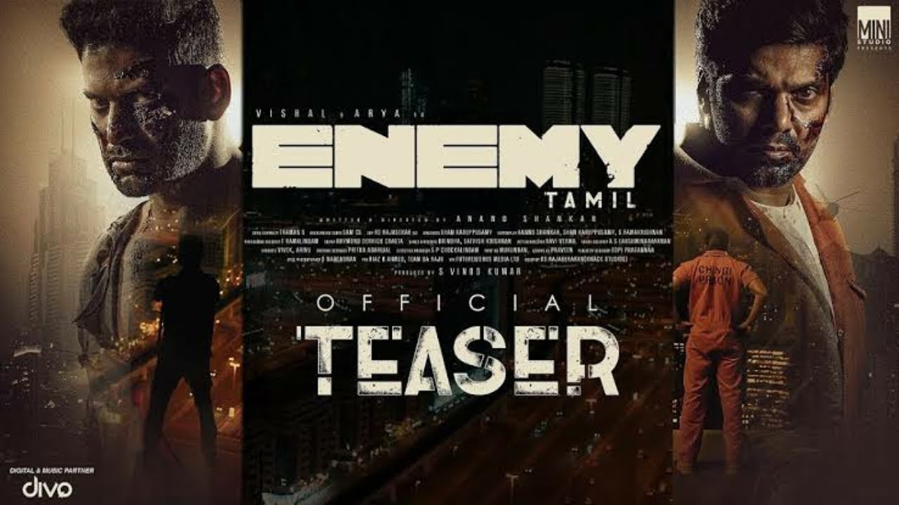 Enemy(Tamil) Official Teaser | Vishal | Arya | Prakash Raj | Thaman S | Cine Studio Tamil