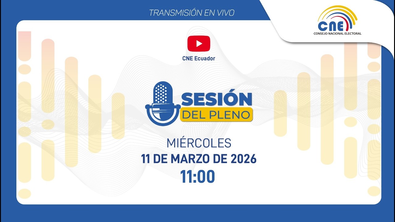 SESIÓN ORDINARIA No. 012-PLE-CNE-2026