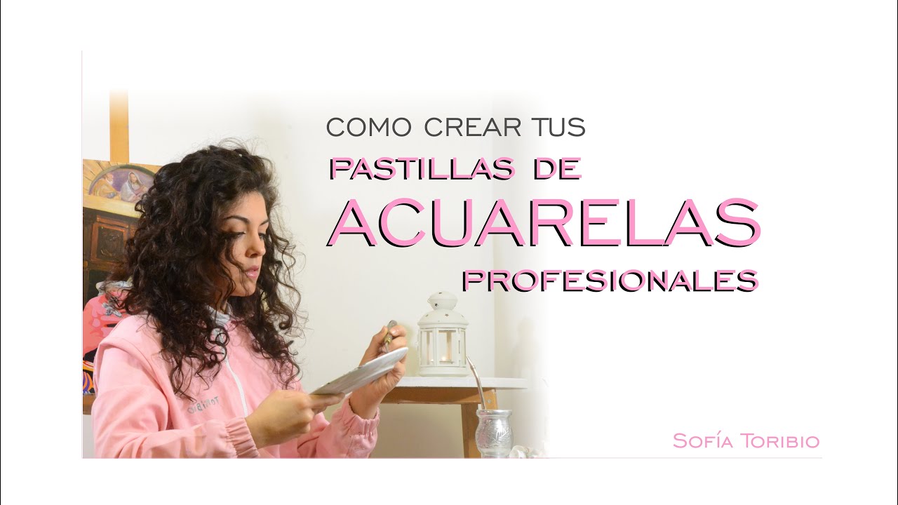 RECETA ACUARELAS PROFESIONALES 🎨 SOLO 3 INGREDIENTES / Clase #1 Tecnicas y Materiales de Pintura