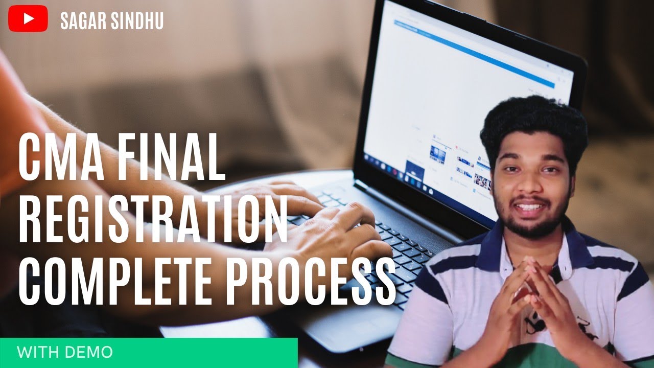 CMA Final Online Registration Step By Step Demo || CMA Final / Inter/ Foundation || Sagar Sindhu