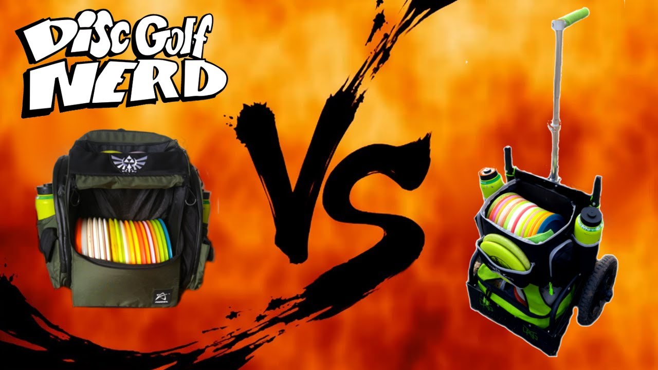 BAG vs CART | Which Is Better??? - Disc Golf Nerd