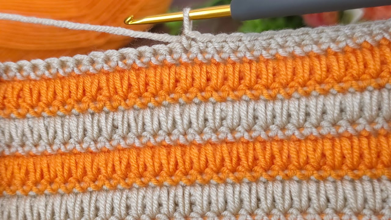 Wonderful  •~♡ easy crochet baby blanket pattern explanation #crochet #knitting 