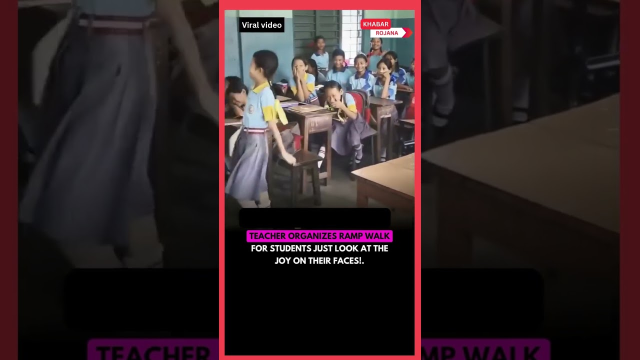 Teacher’s Heartwarming Ramp Walk Gives Students Confidence Boost