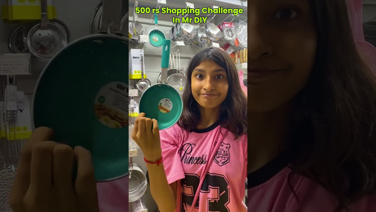 Челлендж по шопингу на 500 рупий в шортах Mr DIY
