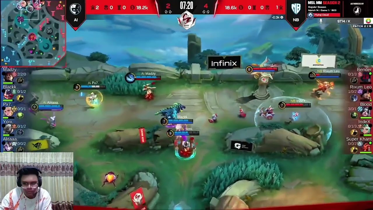 [Game 1]Ai Esports Vs NewBorn HighlightsMLBB | Super League Season 2