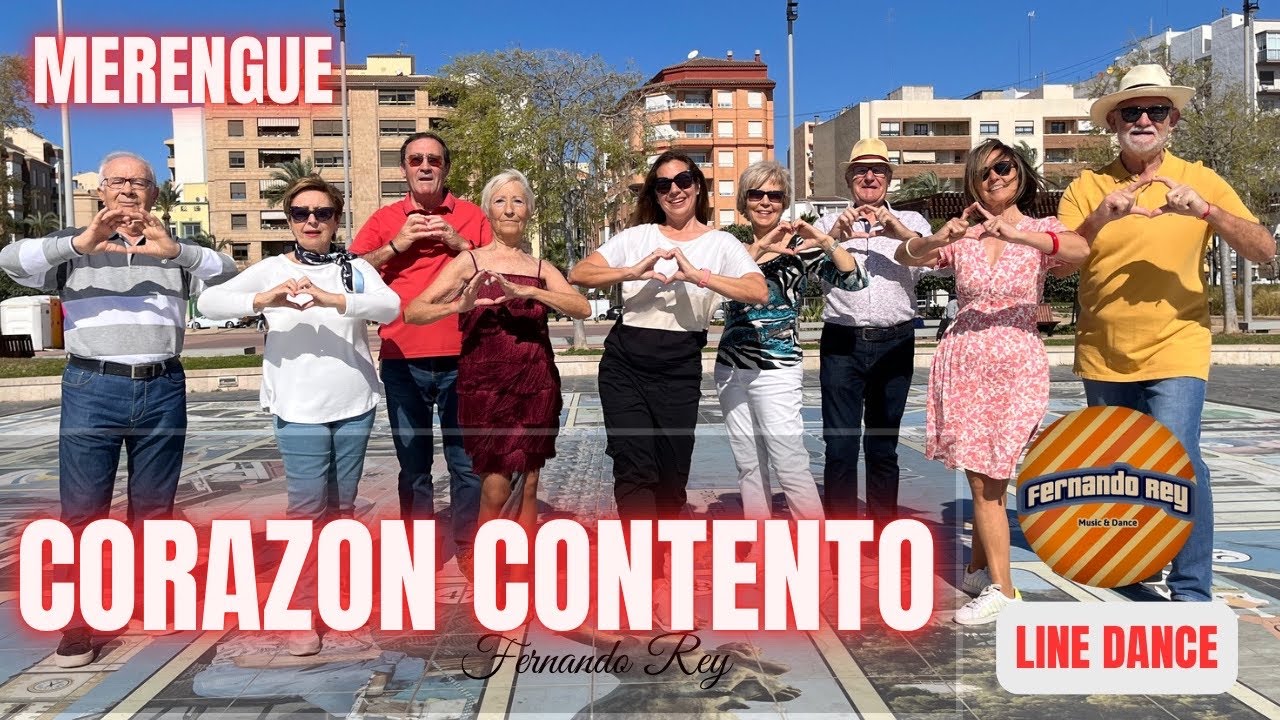 Corazón Contento ( Merengue ) ★ Baile en Linea ★ Line Dance ★ Ballo di Gruppo ★ Choreo