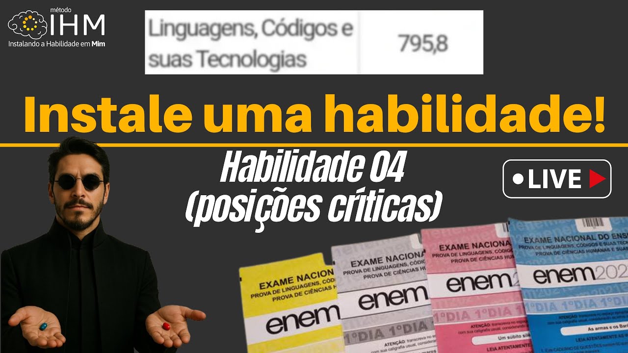 Instalando uma habilidade (h04: posições críticas aos usos sociais das linguagens)