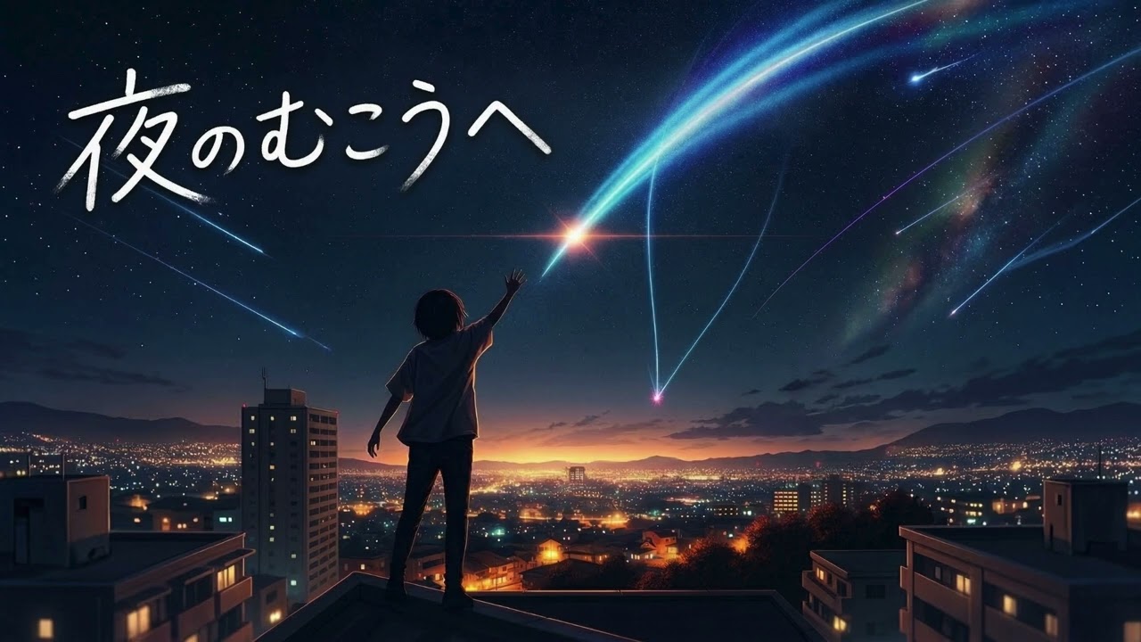 夜のむこうへ｜エモすぎる青春J-POP【Suno AI オリジナル曲】