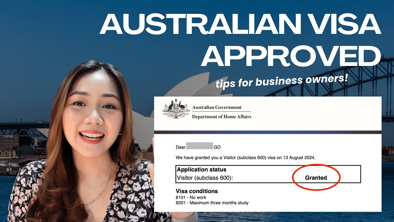 How I Got My Tourist Visa for Australia as a Business Owner | Aira Go