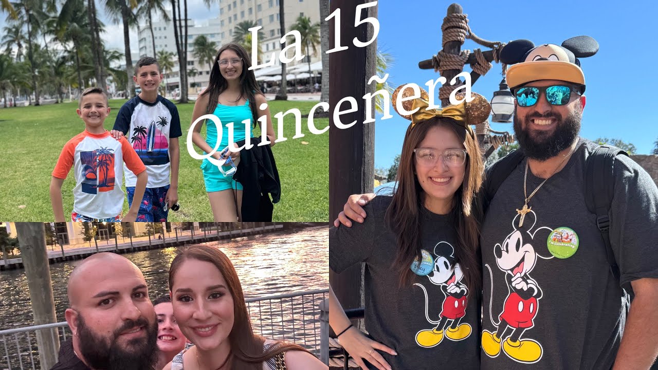 En la Florida festejando Los 15 de mi niña🤩