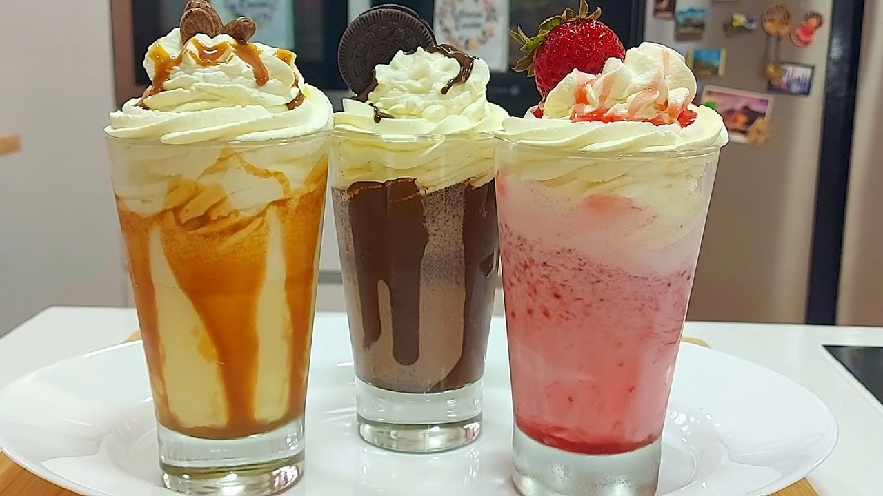 MILKSHAKE OREO - FRUTILLA - VAINILLA EXQUISITO! Silvana Cocina