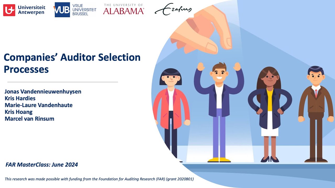 The auditor selection process: summary of the masterclass by Jonas Vandennieuwenhuysen & Kris Hoang