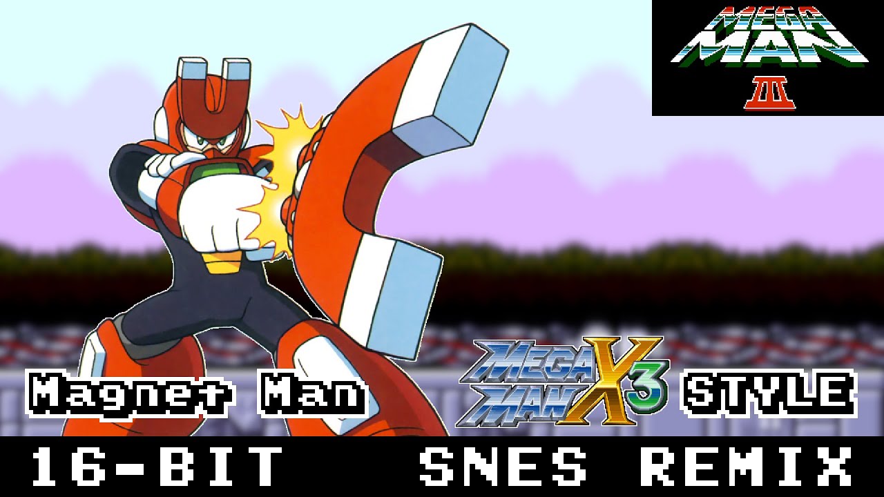 [16-Bit;SNES]Magnet Man - Mega Man 3(Remix)【MMX3 Style, AddmusicK】