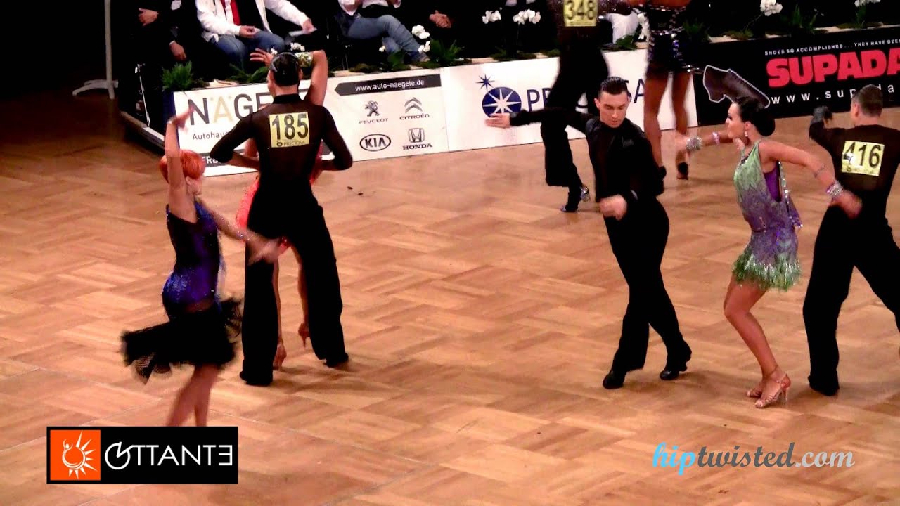 Jakub Perzanowski - Karolina Skowyrska, GOC Stuttgart 2014, WDSF Grand Slam latin, 3. round - samba