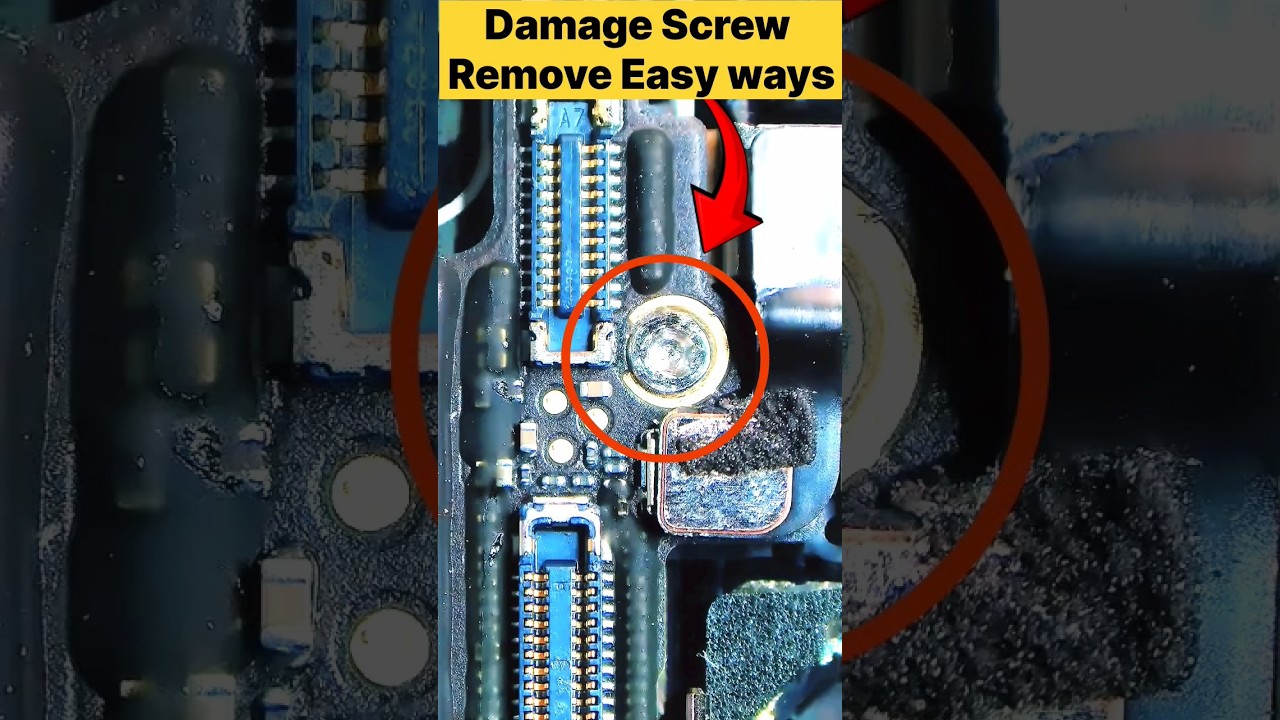 Damage Screw Remove trick 🤗 #shorts #ytshorts #mobiletechdeep