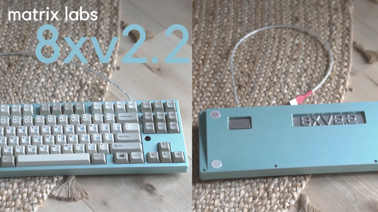 Matrix 8xv2.2 Keyboard Typing Sound Test | Ergo Clears