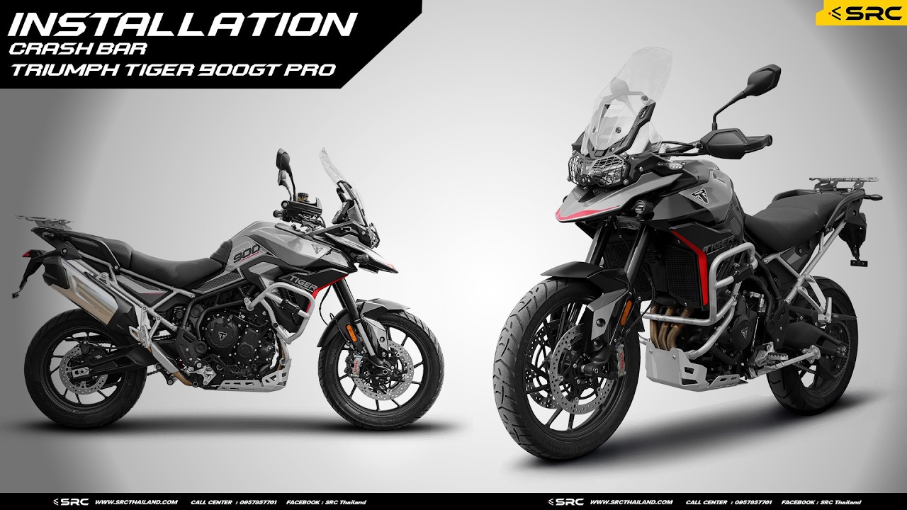 INSTALLTION CRASH BAR FOR TRIUMPH TIGER 900GT PRO [SRC OFFICIAL]