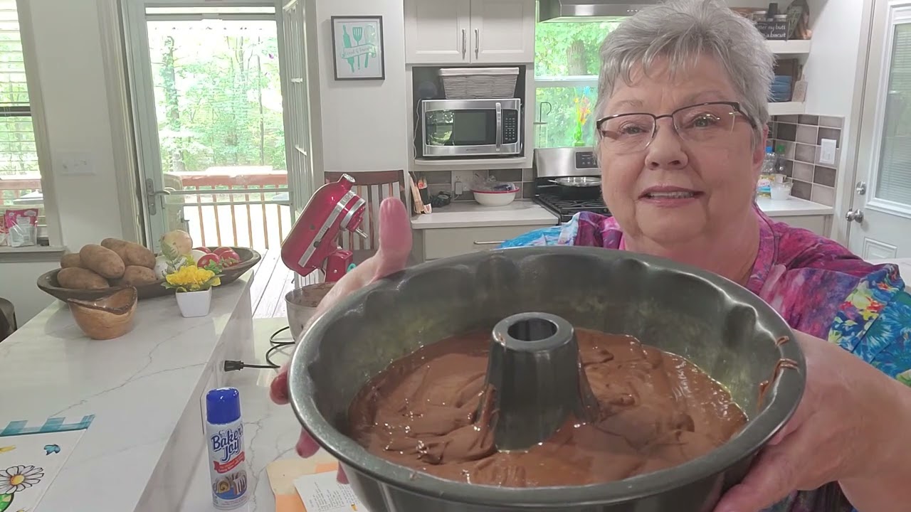 Tell Your Neighbor Cake aka German Chocolate Pound Cake