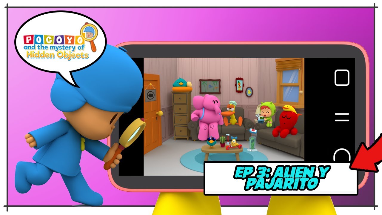 🎮 POCOYÓ GAMEPLAY - EP 3: DETECTIVE POCOYÓ (Alien y Pajarito) [Objetos Ocultos] | JUEGOS para niños