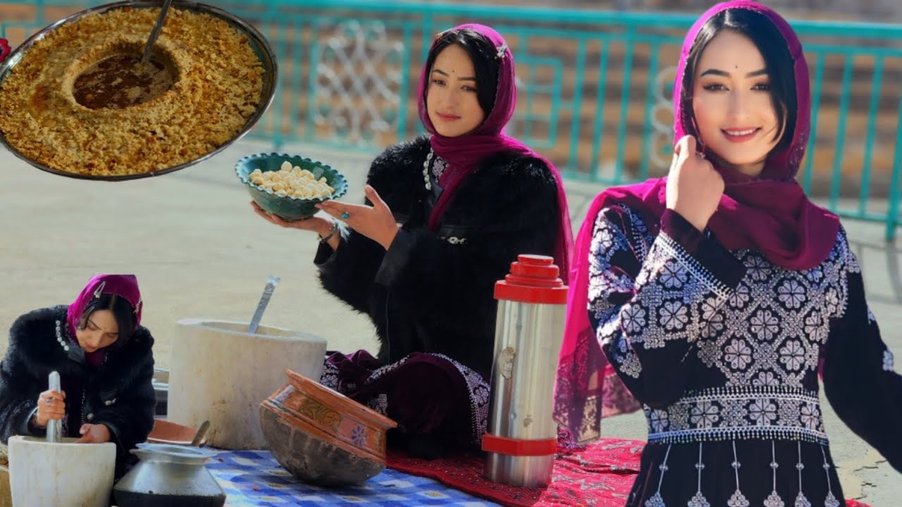 A Simple Village Day |( نان بوته)Nan Bota Traditional Food of Afghanistan Villages 🇦🇫