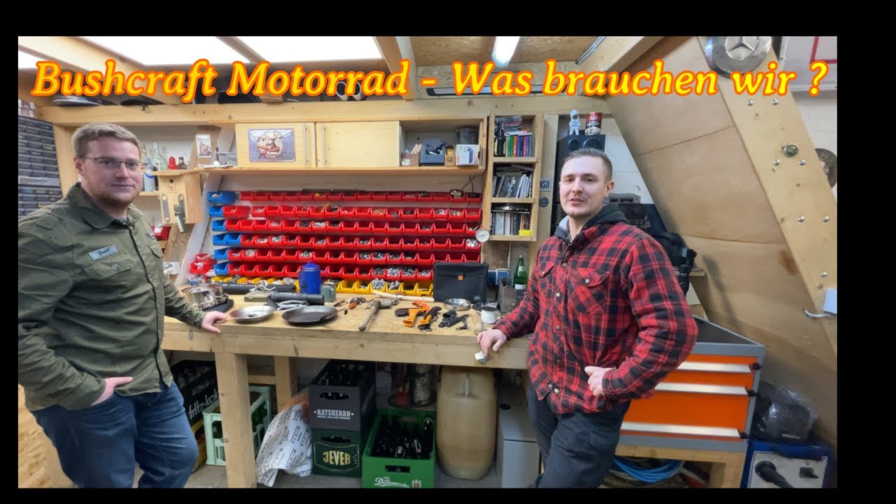 Bushcraft aus dem Motorradkoffer - Was braucht man wirklich?!