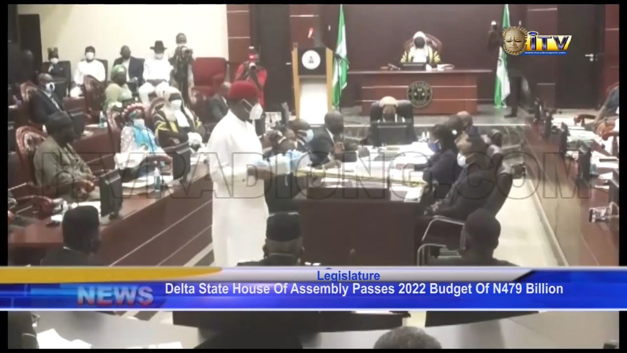 Delta State House of Assembly passes 2022 budget of N479 billion.