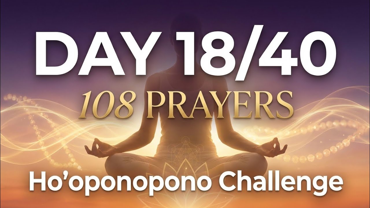 Day 18/40 🙏 108 Prayers Ho'oponopono - Live Practice