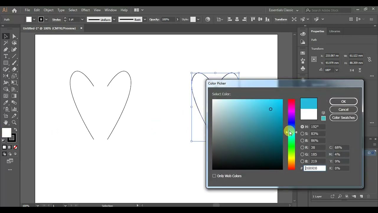 Path Join and Path Average in Adobe Illustrator