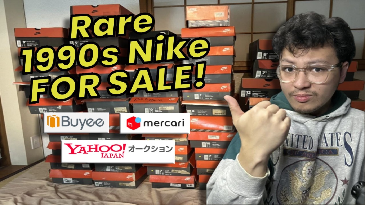 YOU can FIND some AMAZING Sneaker deals on Japanese Auction Sites (Sole Searching in Japan) Ep1